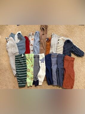 32 Piece 3-6 Month Boy Clothes Like New